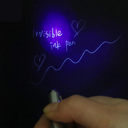Invisible ink pen-