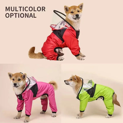 The Dog Face Raincoat for Dogs
